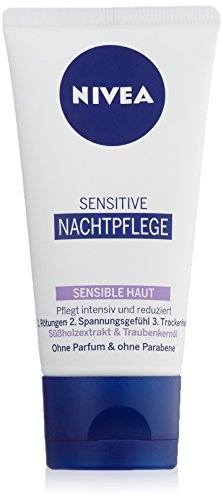 Nivea Sensitive Nachtpflege für sensible Haut, 50 ml
