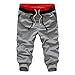 Produktbild Bonboho Herren Hose 3/4 Trainingshose Sporthose Kurze Hose Sport Fitness Jogginghose Shorts