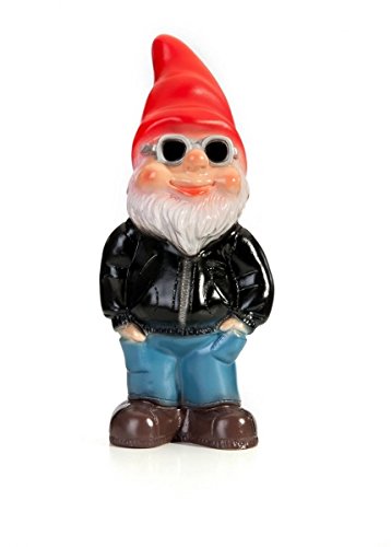 Deko Zwerg Cool mit Sonnenbrille Höhe 35 cm aus Kunststoff