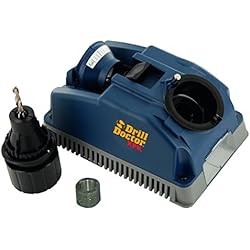 TIVOLY 1111177400B 400 Affûteuse de forets Drill Doctor XP DD400 Ø 2,5 à 13 mm Affûtage 118 Conique et Pointe en Croix-Angle de dépouille réglable, Bleu