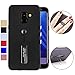 Produktbild COOVY® Cover für Samsung Galaxy A6 SM-A600 / SM-A600F/DS (Model 2018) Bumper Case, Doppelschicht aus Plastik + TPU-Silikon mit Halteschlaufe, Standfunktion | Farbe schwarz