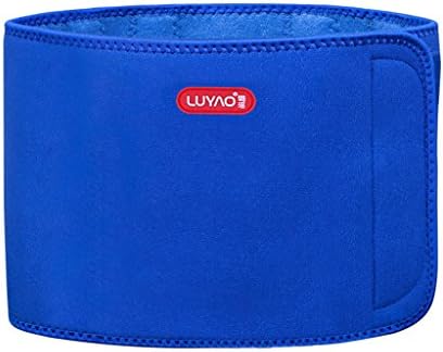 Beige / Black / Blue 3mm SRS Warm Protection - Waist Belt Ladies And Gentlemen Keep Warm Warm Uterus Towel Material Breathable Warm Stomach Lumbar Disc Herniation Prominent Anti-cold Lumbar Support Waistband ( Color : Blue )
