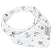Bebedou Lovely Cotton Embroidered Bandana Bibs 6 Pack newborn gift pack super absorbent drool bibs , baby shower gifts , boys , girls, unisex (blue pack)