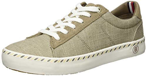 Tommy Hilfiger Damen E1285LIZA 7C1 Sneakers, Beige (Cobblestone 068), 37 EU