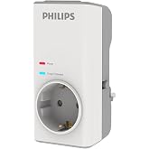 Philips CHP7010W Tekli Akım Koruma Priz, 1140J, Beyaz