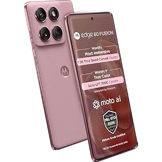 Motorola Edge 60 Fusion (Pantone Zephyr, 12GB RAM, 256GB Storage)