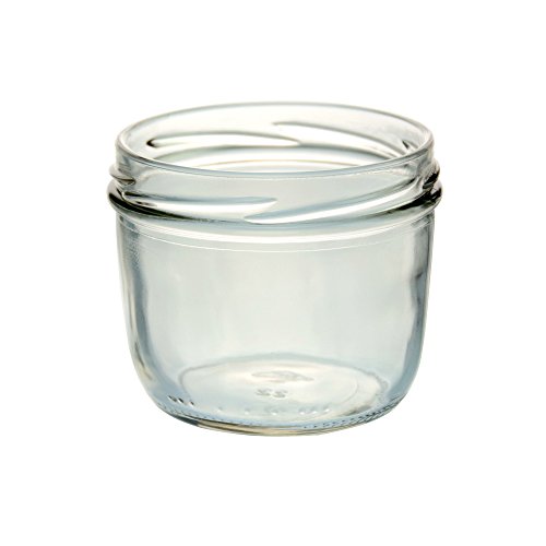100er Set Sturzglas 230 ml Marmeladenglas Einmachglas Einweckglas To 82 Holzdekor Deckel incl. Diamant-Zucker Gelierzauber Rezeptheft - 2