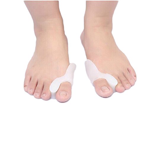1 Pair Big Toe Protectors For Bunions Treatment Bunion Gel Toe Separators, Spacers, Hallux Valgus Straightener and Spreader