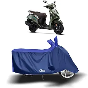 DREAM - Yamaha Fascino New BS6 Water Resistant - Dust Proof - Full Bike Scooty Two Wheeler Body Cover for Yamaha Fascino (Strip Royal Blue)