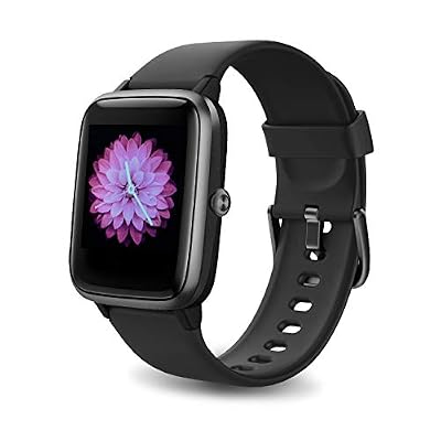 fitpolo Montre Connectée Femmes,Montre Intelligente Homme IP68Etanche Bracelet Connecté Cardio Podometre Smartwatch Sport Fitness Tracker d'Activité Contrôle de la Musique pour Android iPhone