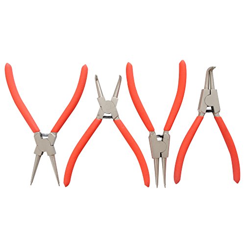 Sprengringzange Seegeringzange Set Sicherungszangen 150mm 4 tlg Innen / Außen - 2