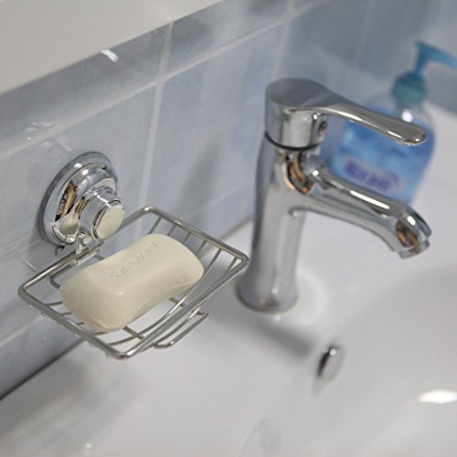 ipegtop Suction Seifenhalter Wand Seifenschale Seifenablage mit Saugnapf aus Edelstahl, Rostfrei - 8