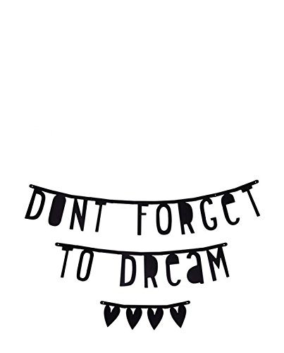 DIY Letter Banner in Black - A Little Lovely Company