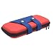 Produktbild Setsail Nintendo Switch Tasche mit Reißverschluss Rutschfestes Nylon Slider-Nylon Wasserdicht Fitness Aufbewahrungsbox Futter Spielmaschine Aufbewahrungstasche für Zubehör (Rot)