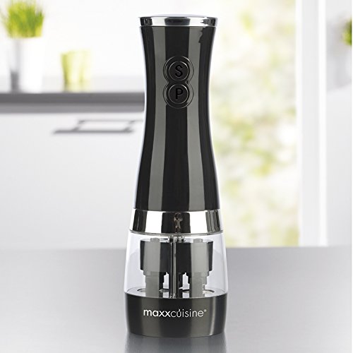 TV Unser Original 06396 maxxcuisine Elektrische Gewürzmühle 2-in-1, schwarz - 2