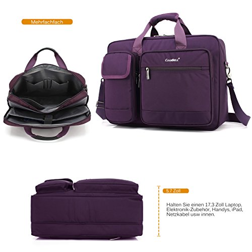 CoolBELL 17 3 Zoll Laptop Aktentasche sch  tzend Messenger Bag Nylon Schultertasche Multifunktional Henkeltasche Laptop   Ultrabook   Tablet   Macbook
