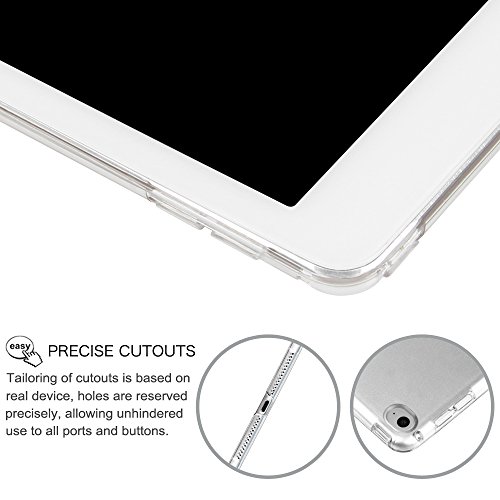 Fintie iPad Air 2 Hülle Case – Ultra Slim Superleicht Schutzhülle mit Lichtdurchlässig Rückseite Abdeckung Smart Cover Tasche mit Auto Schlaf / Wach und Standfunktion für Apple iPad Air 2 / iPad 6, Himmelgrau - 6
