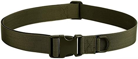 Heavy Duty Tactical Web Survival Waist Molle Webbing Attachement Belt Military Style Duty Utility Waistband With Plastic Buckle For Concealed Carry EDC Holsters Pouches Security Military Wilderness