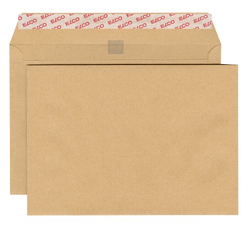 Elco 62480 Boite de 500 enveloppes sans fenêtre Format C5 Brun