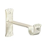 Blister 2 piezas. RIEL CHYC 5432046 Soporte Largo Forja Ø20 Marfil/Oro (Blister 2 Piezas)