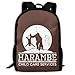 Produktbild Harambe Child Care Services Printed School Backpack Water Resistant Travel Rucksack Bag Laptop Lightweight Backpack Daypack,17 Inch