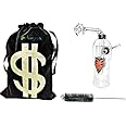 Newzenx Glass Oil Burner Honey Pipe 5 Inch Included Velvet Pouch & Accessories