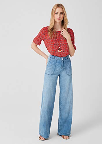 s.Oliver Damen 14.904.71.5540 Bootcut Jeans, Blau (Blue Denim Non Stretch 53y4), 34 (Herstellergröße: 34/L32) - 