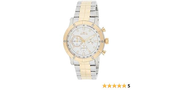 Invicta Analog Silver Dial Men's Watch 