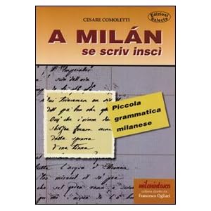 A Milan se scriv inscì. Piccola grammatica milane