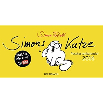 Simons Katze - Postkartenkalender 2016