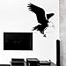 Produktbild Cool Vinyl Aufkleber Wandaufkleber Abstrakte Adler Vogel Silhouette Flug Spannweite Wohnkultur Wohnzimmer Schlafzimmer Einzigartiges Geschenk 56X70CM