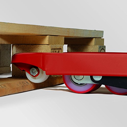 Stabilux Gabelhubwagen, Traglast 2500 kg, Gabellänge 1150 mm, Polyurethanräder, rot, 3 Jahre Qualitätsgarantie - 5