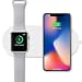 Produktbild Sararoom 2 in 1 Wireless Ladegerät, Watch Ladestation, Wireless Schnell Ladegerät 10w, Qi Induktive Ladestation Kompatibel für iPhone XS Max/XR/X/8 Plus, Apple Watch 2/3, Samsung, Weiß