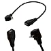 Produktbild Micro B 5 Pin rechten Winkel 90 Grad-Verlängerungskabel Stecker auf Buchse Adapter 25cm Syncing & Lade USB-Kabel (UP-Position) (Black Up)