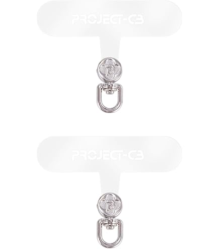 Patchs Support Pour Téléphone Portable - Lot De 4, Rotation 360°, Acier Inoxydable | Collés à L'arrière Du Téléphone Pour Fixer Une Corde Ou Un Support | Universels Pour Smartphones - 7