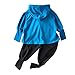 Produktbild Baby Outfits Set (12M-4J), Kleinkind Mädchen Solide Mit Kapuze Pullover Dick Warm Tops Schön Retro Reisen Im Freien Glamourös Solide Baumwolle Weich Persönlichkeit Solide Hosen Hosen