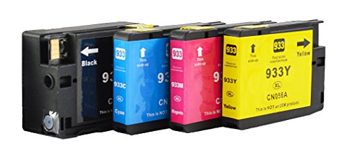 4 Druckerpatronen kompatibel für HP 932XL HP933XL Set - 2