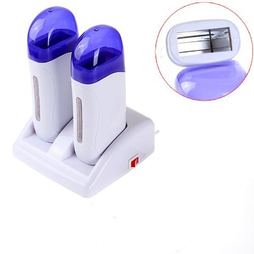 Belle Electric Double Roll on Wax Heater / Warmer for Depilatory Hair Removal (without Wax Cartridge) - Valentines Surprise Gift