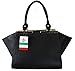 Produktbild Sa Lucca Ledertasche Schultertasche W-TSC-22 Henkeltasche Damentasche schwarz