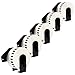 Price comparison product image PerfectPrint Compatible Label Roll Replacement for Brother QL-810W QL-820NWB QL-800 QL-1050 QL-1050N QL-1060N QL-500 QL-550 QL-710W QL-720NW DK-22210 (Black on White, 5-Pack)