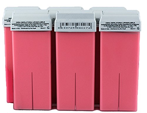 Warmwachspatronen Rosa 6 Stück je 100ml - Nachfüllset