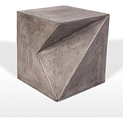 Meubletmoi Tabouret Design Sculpture décorative en béton - Salon et Jardin - mobilier Contemporain loft