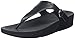 Produktbild FitFlop Damen Skinny Toe-Thong Leather Peeptoe Sandalen, Schwarz (Black 001), 41 EU