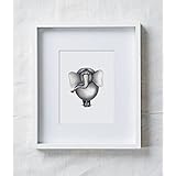 Fine Art Druck auf hochwertige Künstlerpapier von Hahnemühle Charakter Elefant Lolo Kunstdruck für Kinderzimmer .