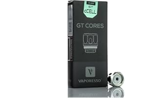 NILI Bobinas Vaporesso GT CORES C-CELL (Bobina de 0,5Ω × 3), Cabezales de bobina para tanque SKRR-S/NRG, sin nicotina