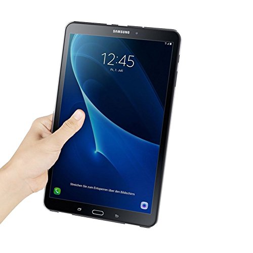 Hülle für Samsung Galaxy Tab A 10.1 SM-T580 T585 Zoll Schutzhülle Etui Tablet Tasche Smart Cover T580N T585N (Schwarz) NEU - 6