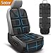 Produktbild Autositzauflage, Sotor Autositzauflage für Kindersitz, ISOFIX Auto Kindersitzunterlage - Rutschfestem, Atmungsaktivem Netzgewebe, Organizer - Anti-fleck, Verschleißfest (142 cm x 43.5 cm)