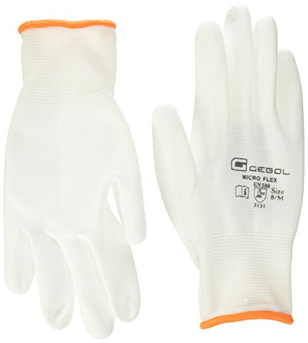 Gebol Arbeitshandschuh Micro Flex 8, weiß, 528909