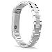 Produktbild MoKo Armband für Fitbit Alta / Alta HR - Edelstahl Replacement Wrist Band Watchband Strap Uhrenarmband Erstatzband mit Metallschließe für Fitbit Fitness Armband Alta, Silber
