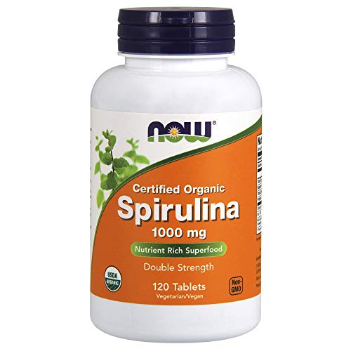 Preisvergleich Produktbild NOW NF Spirulina Organic 1000 mg, 120 tablets